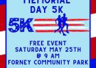  City of Forney to Host Memorial Day 5K